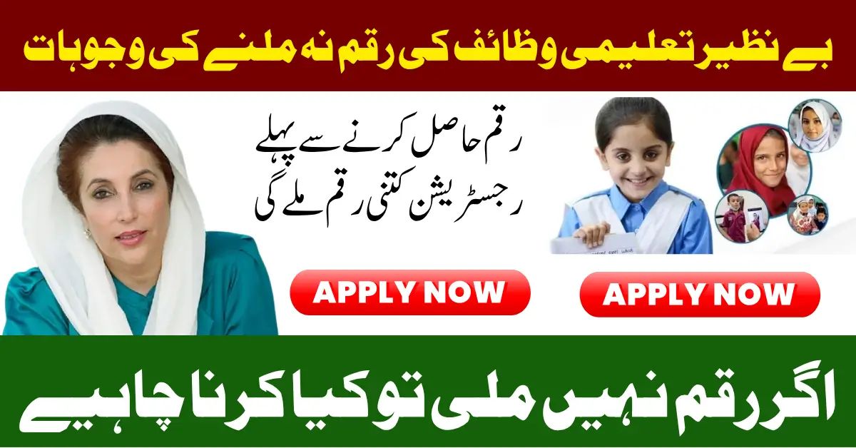 Benazir Taleemi Wazaif July 2025 Payment Issues Fixes And New Eligibility For New Students