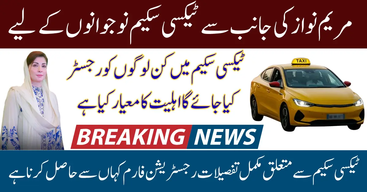 CM Punjab E-Taxi Scheme 2025 Free 110 Interest Free For Youth Full Guide