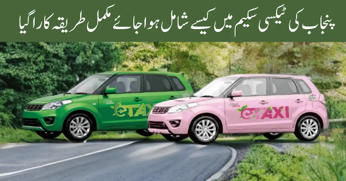Electric Taxi By CM Punjab Online Application Process Step-by-Step Full Guide 2025
